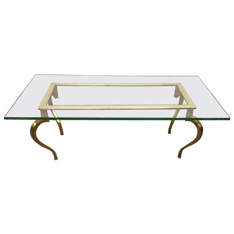French Bronze Coffee Table by Maison Ramsay For Sale
