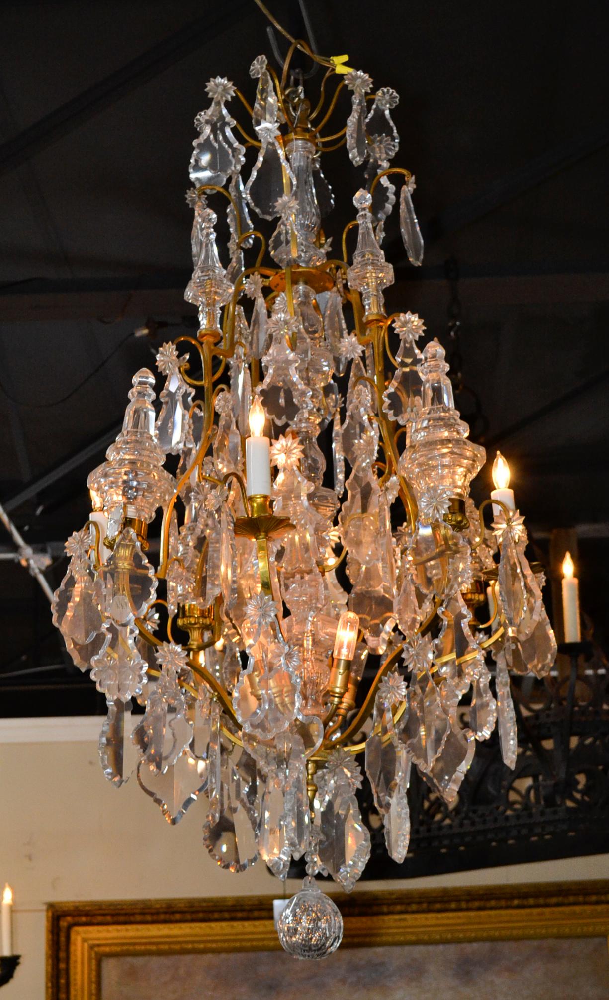 French Baccarat Crystal Chandelier 5
