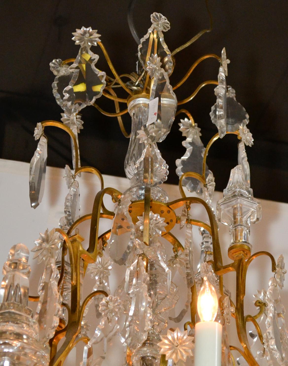 French Baccarat Crystal Chandelier 1