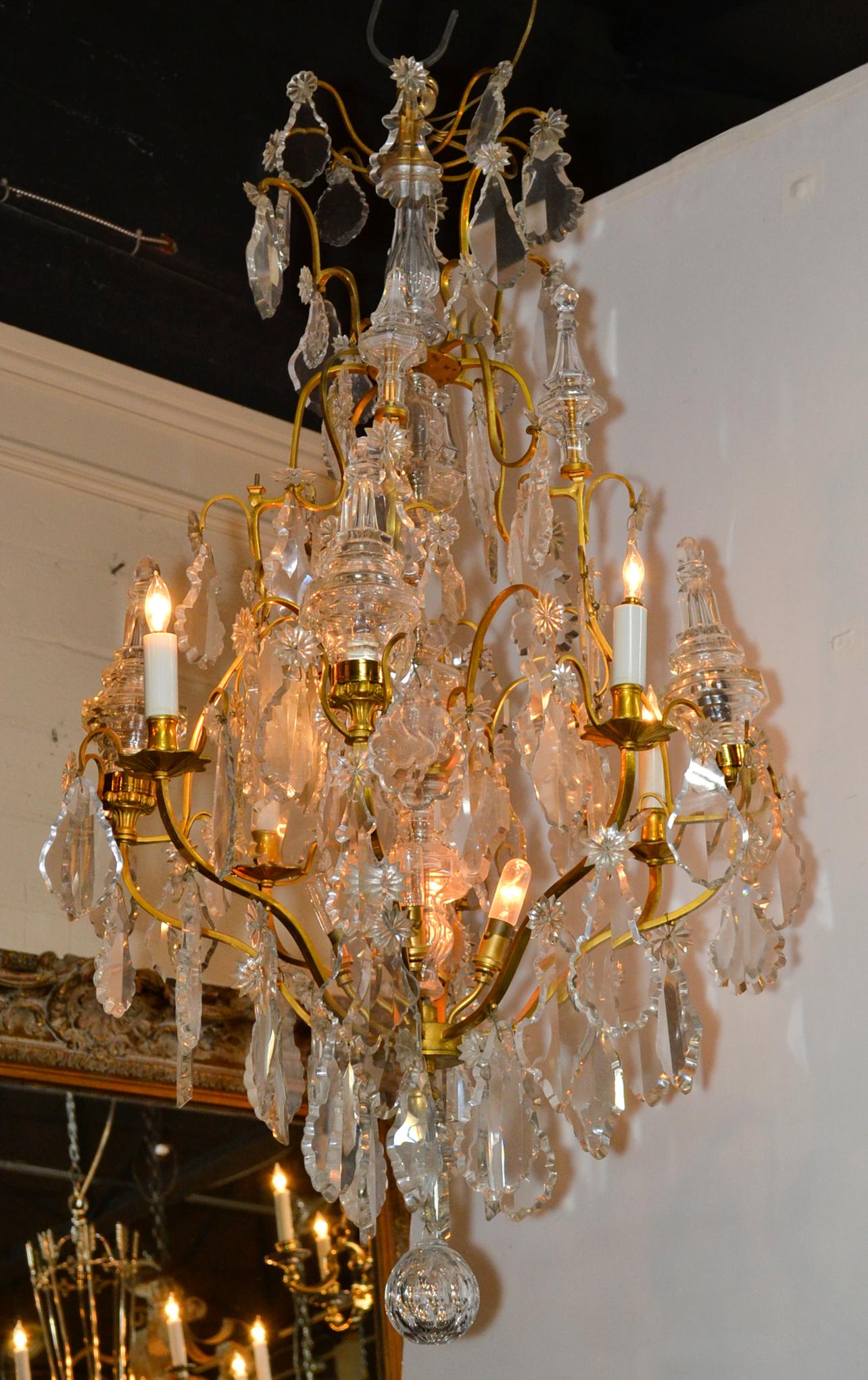 French Baccarat Crystal Chandelier 2