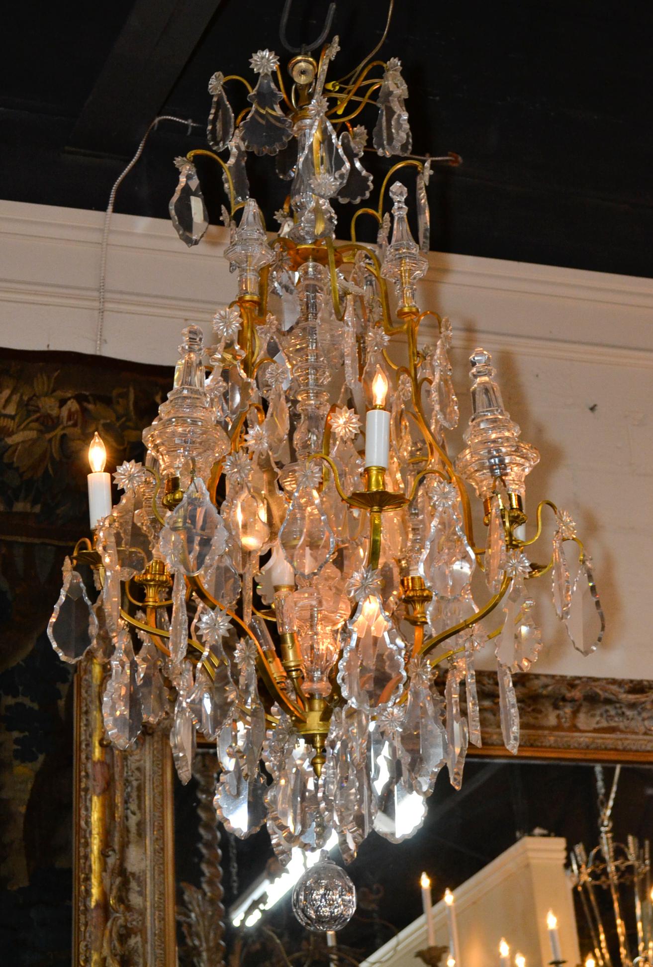 French Baccarat Crystal Chandelier 3