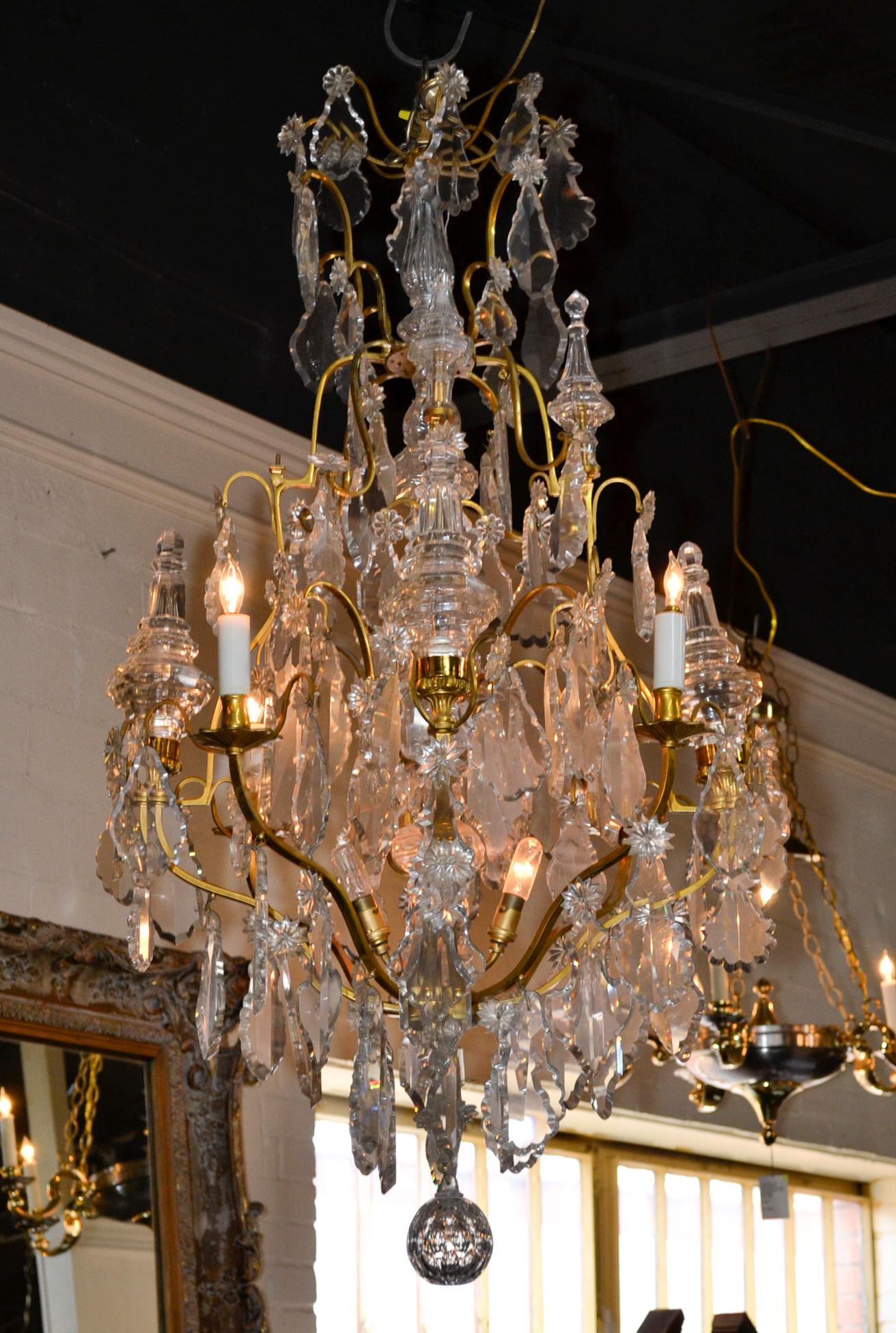 French Baccarat Crystal Chandelier 4