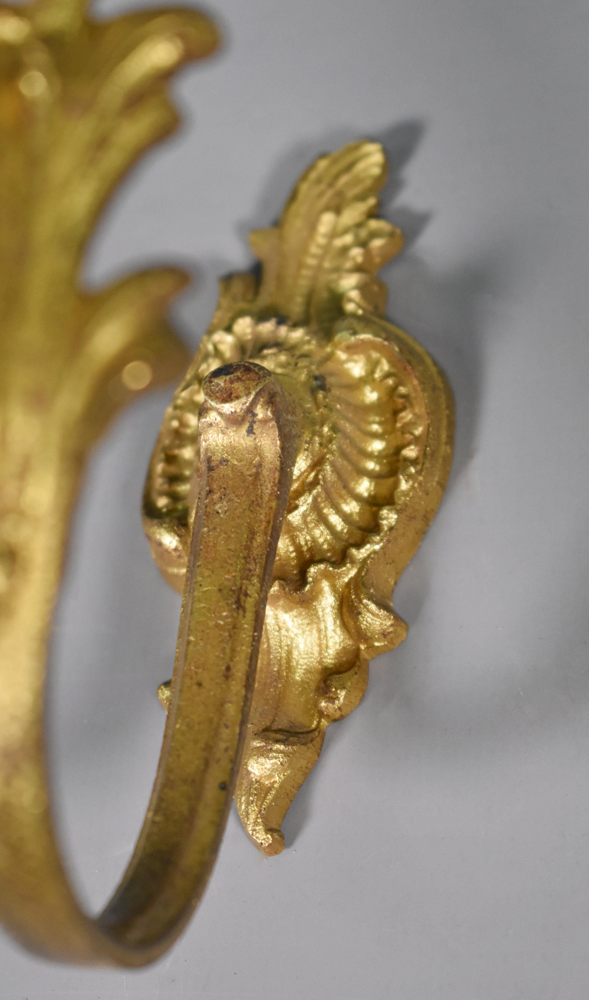 Embouts de rideaux en bronze de style Louis XV en vente 4
