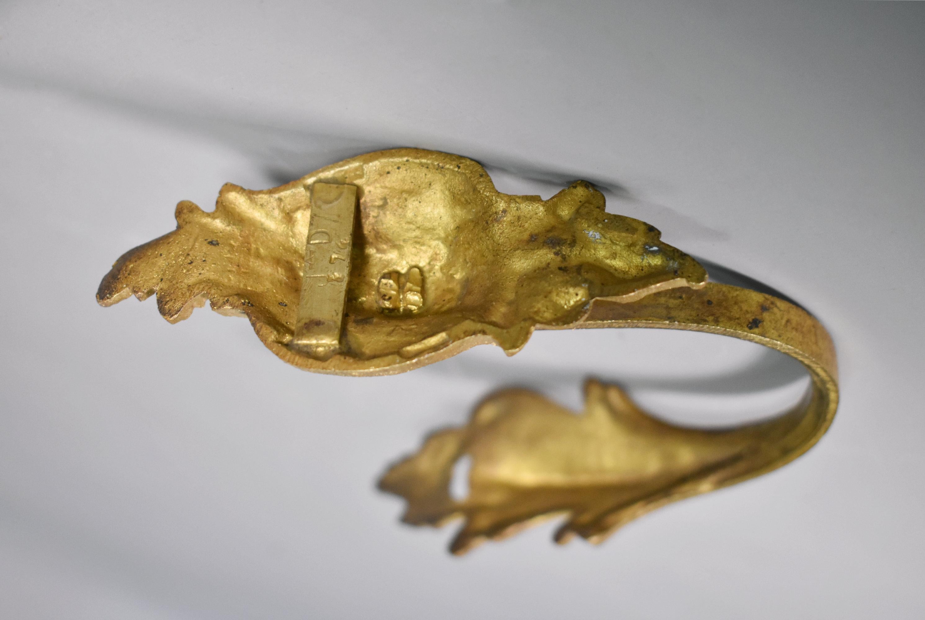 Embouts de rideaux en bronze de style Louis XV en vente 5