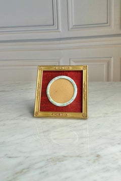 French Bronze Doré Photo Frame, 19th Century