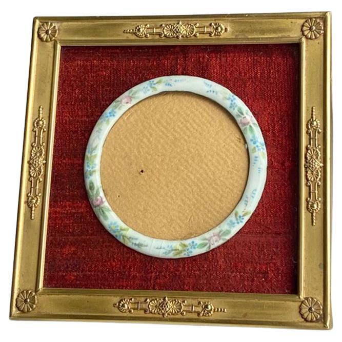 French Bronze Doré Photo Frame, 19th Century For Sale