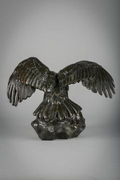 French Bronze Eagle by Antoine Louis Barye