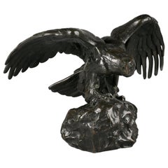 French Bronze Eagle by Antoine Louis Barye