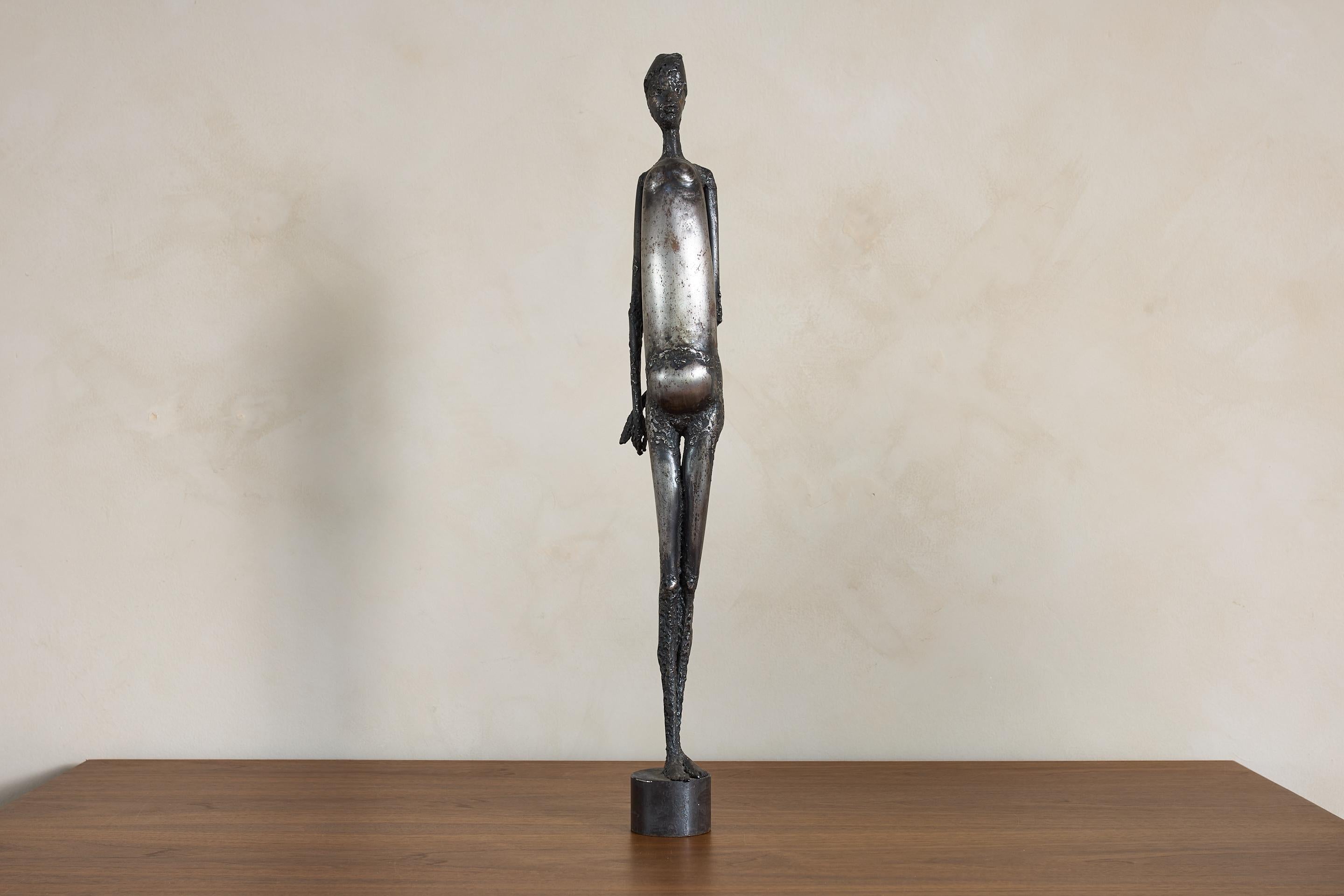 Sculpture féminine en bronze français Bon état - En vente à Beverly Hills, CA