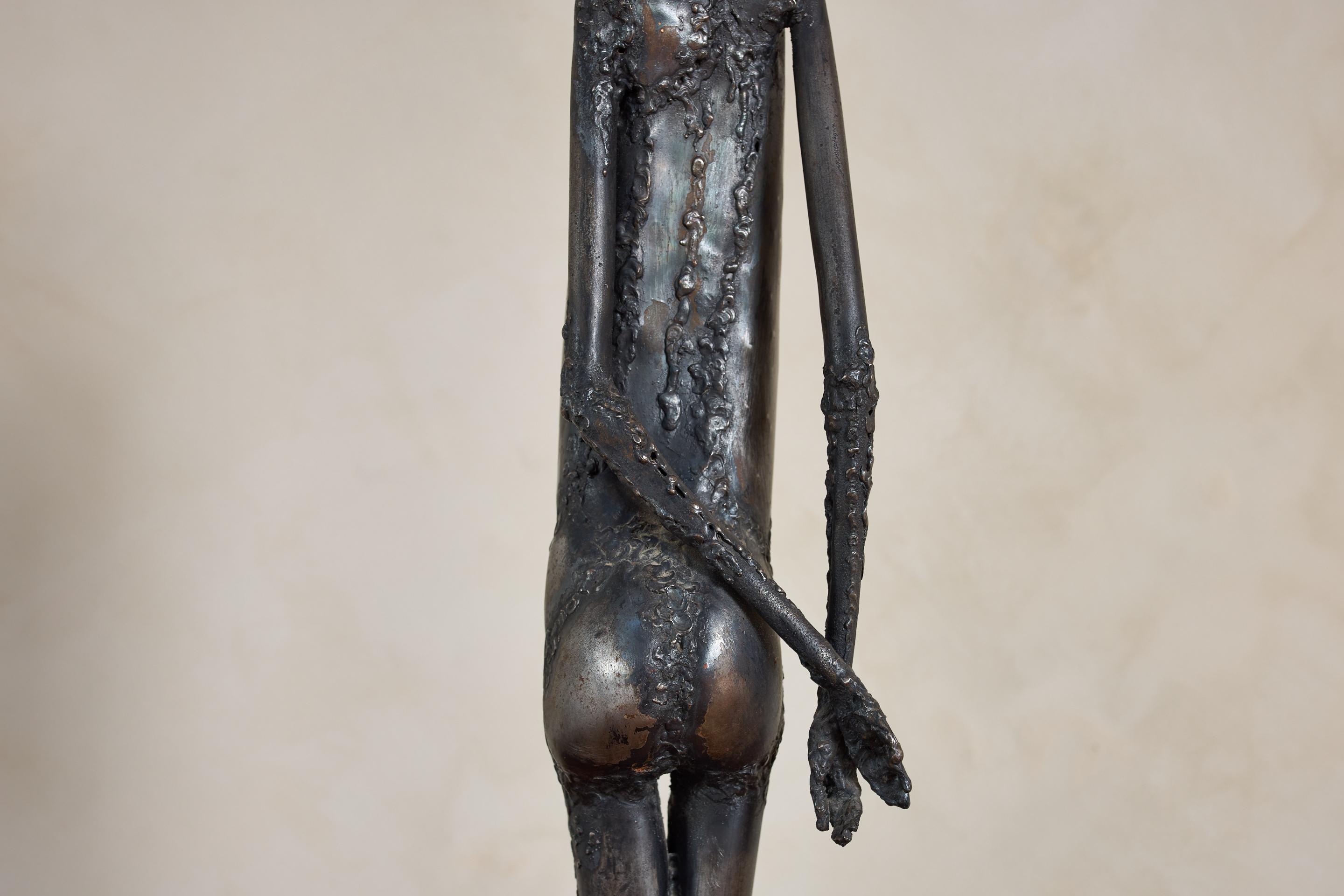 Sculpture féminine en bronze français en vente 2