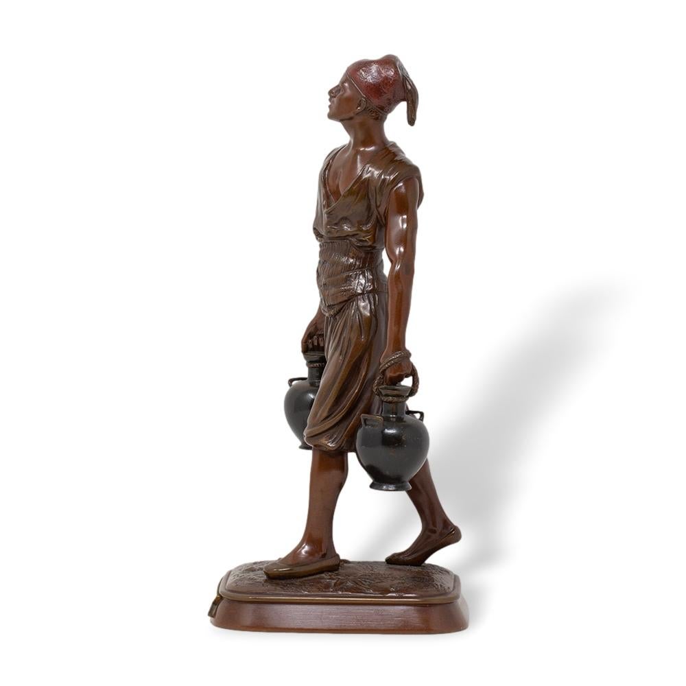 Francese Figura francese in bronzo di Jean Didier Debut in vendita