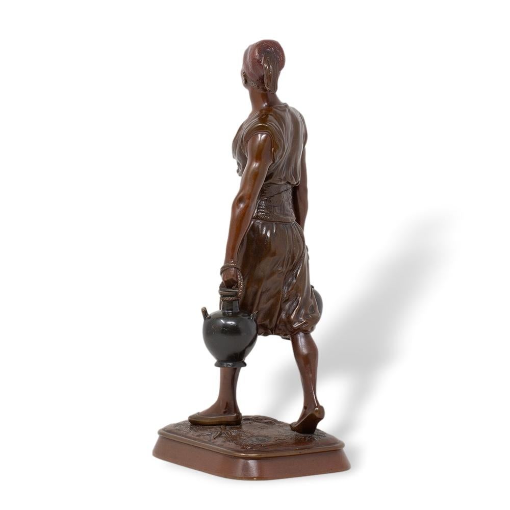 Calco Figura francese in bronzo di Jean Didier Debut in vendita