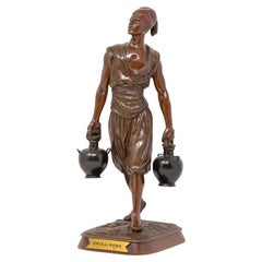 Figure en bronze française de Jean Didier Debut