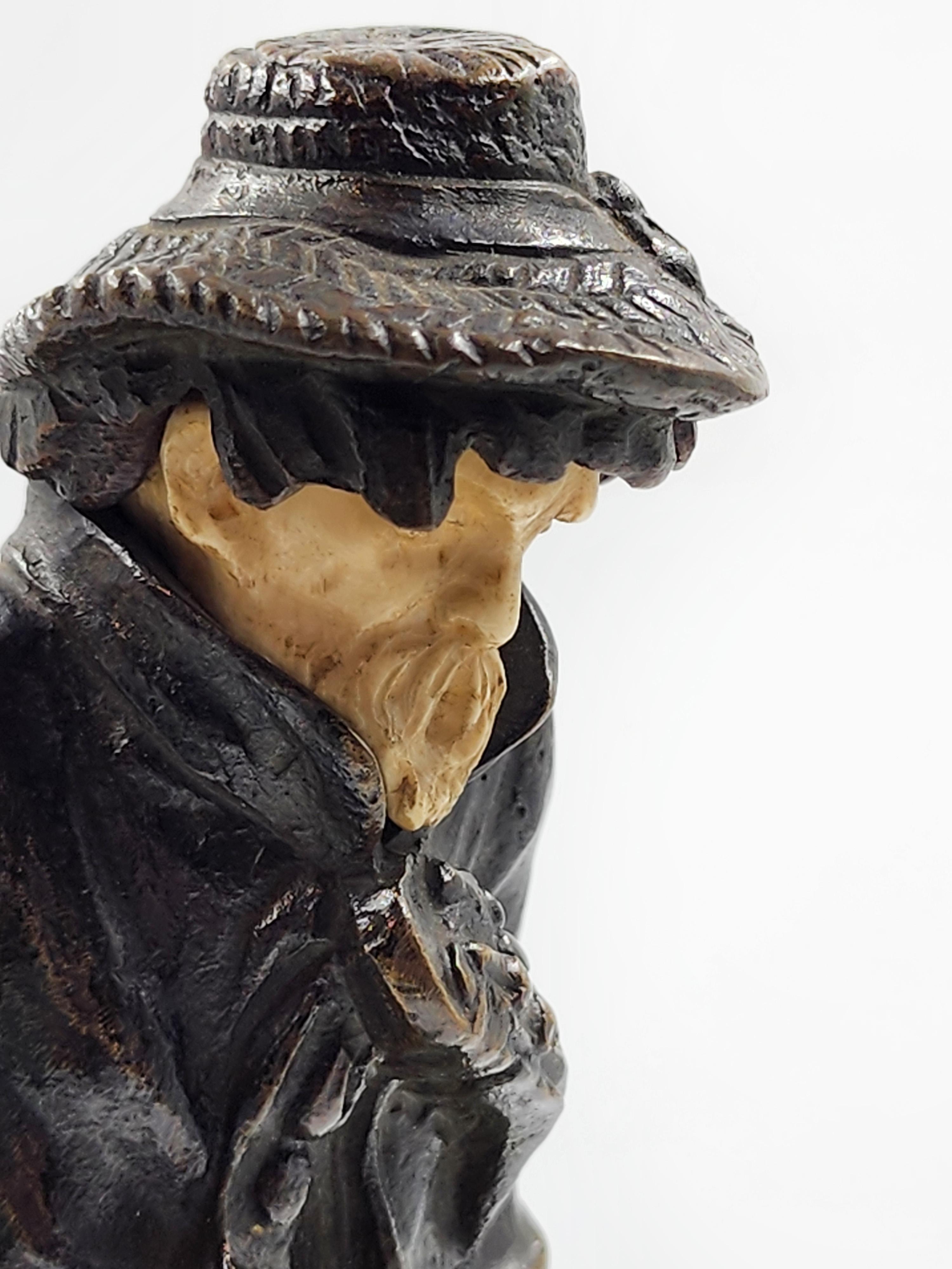 XIX secolo Figura in bronzo francese 
