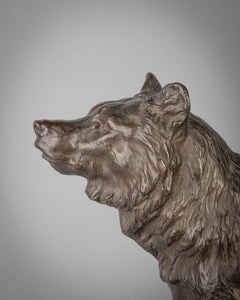 French Bronze Figure of a Bear, by Isidore Jules Bonheur '1827-1901'