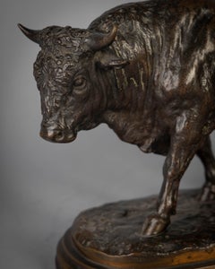 French Bronze Figure of a Bull, by Rosa Bonheur
