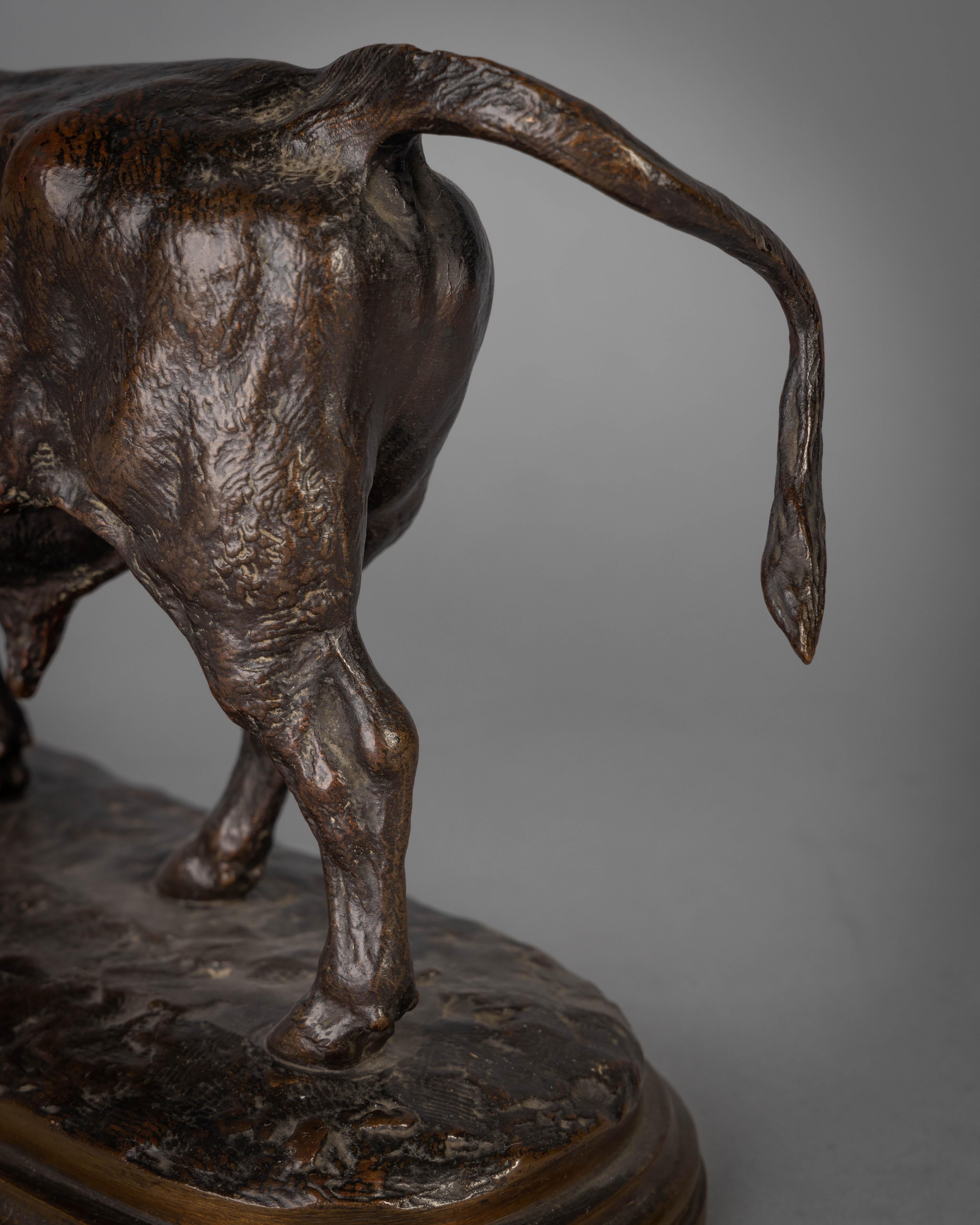 Französische Bronzefigur eines Stiers:: von Rosa Bonheur im Zustand „Gut“ im Angebot in New York, NY