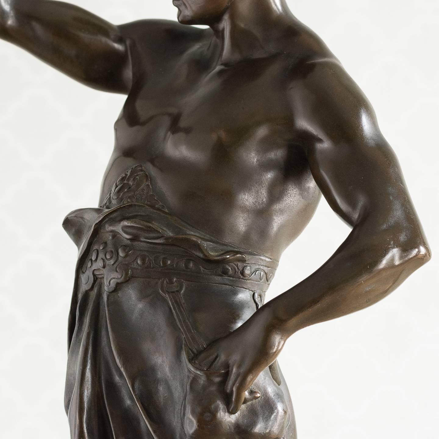 French Bronze Figure of 'Glory and Fortune' 9
