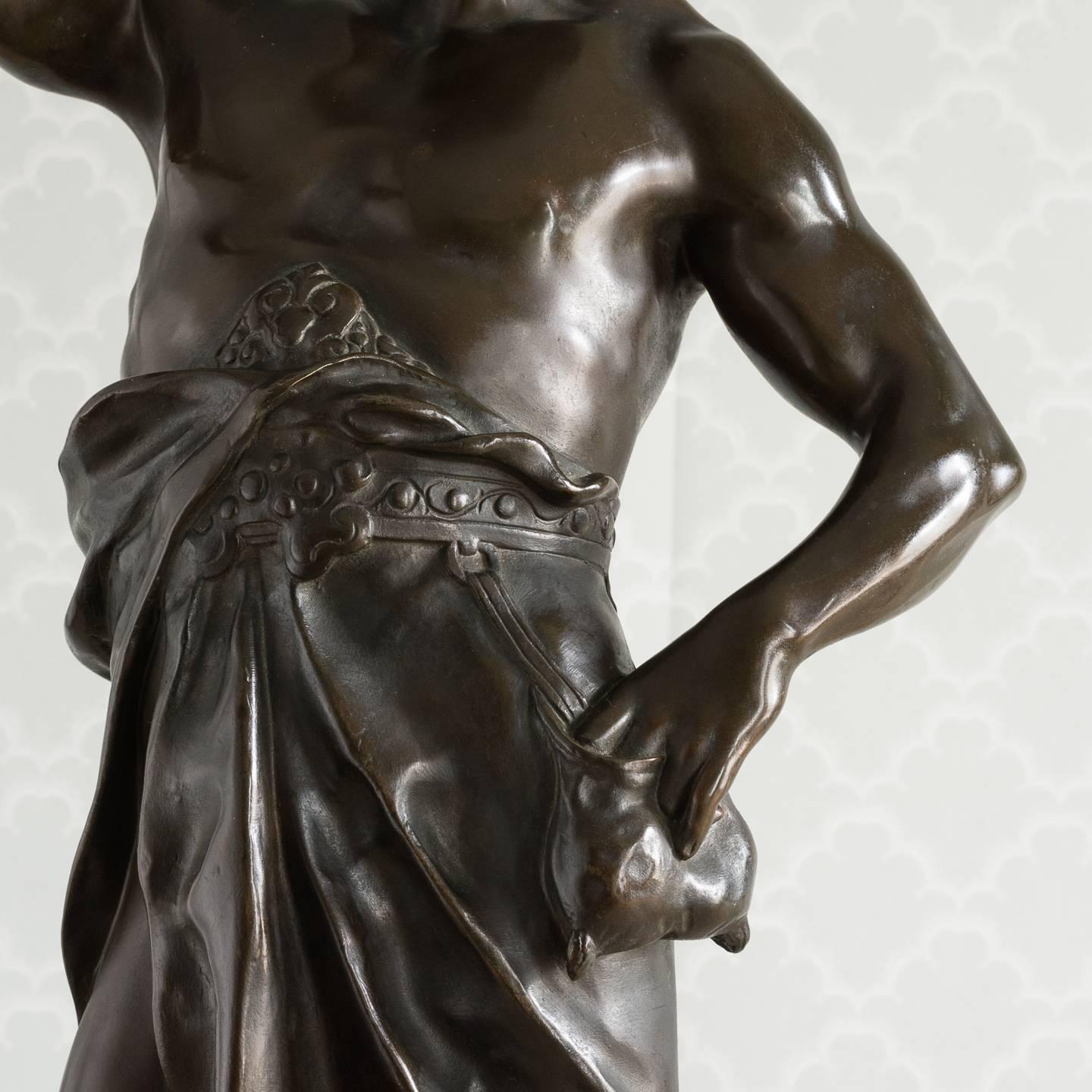 French Bronze Figure of 'Glory and Fortune' 11