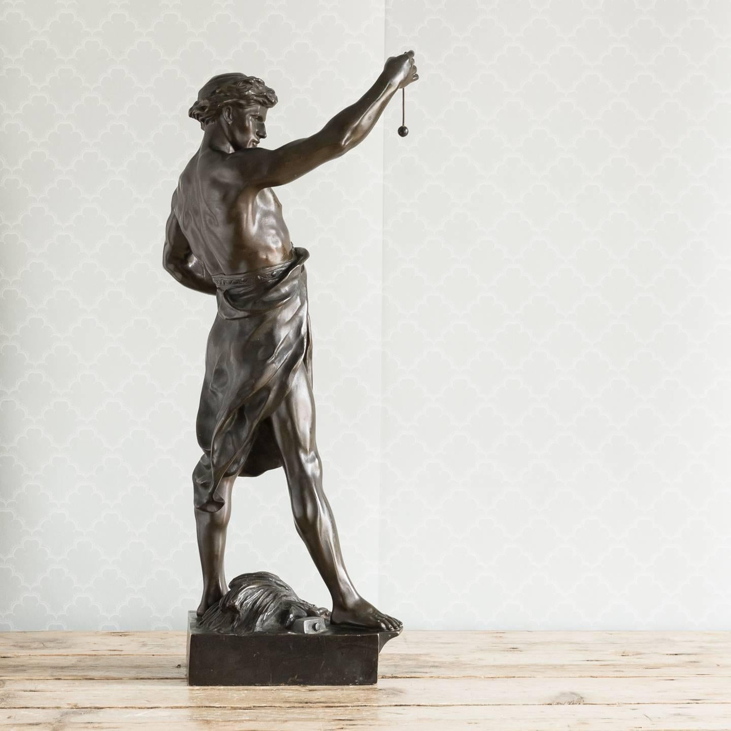 French Bronze Figure of 'Glory and Fortune' In Fair Condition In London, GB