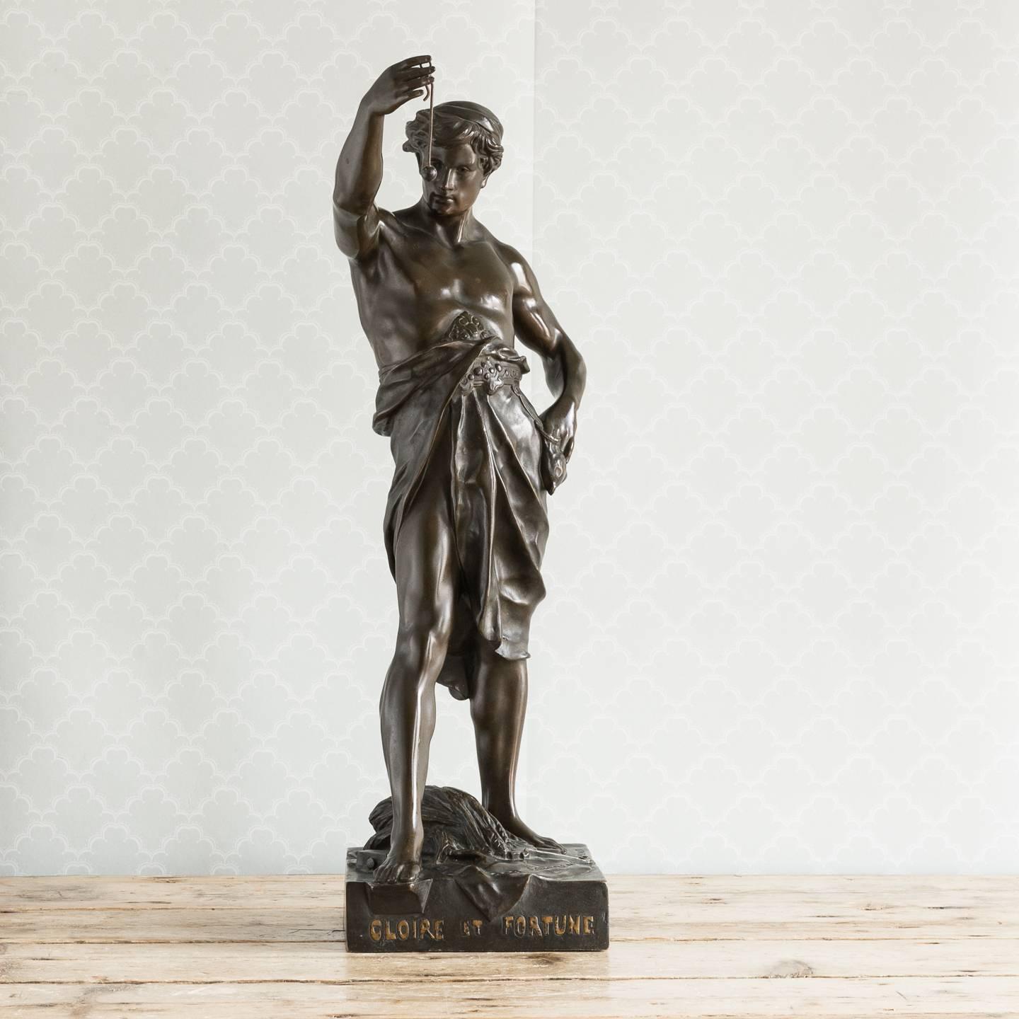 French Bronze Figure of 'Glory and Fortune' 1