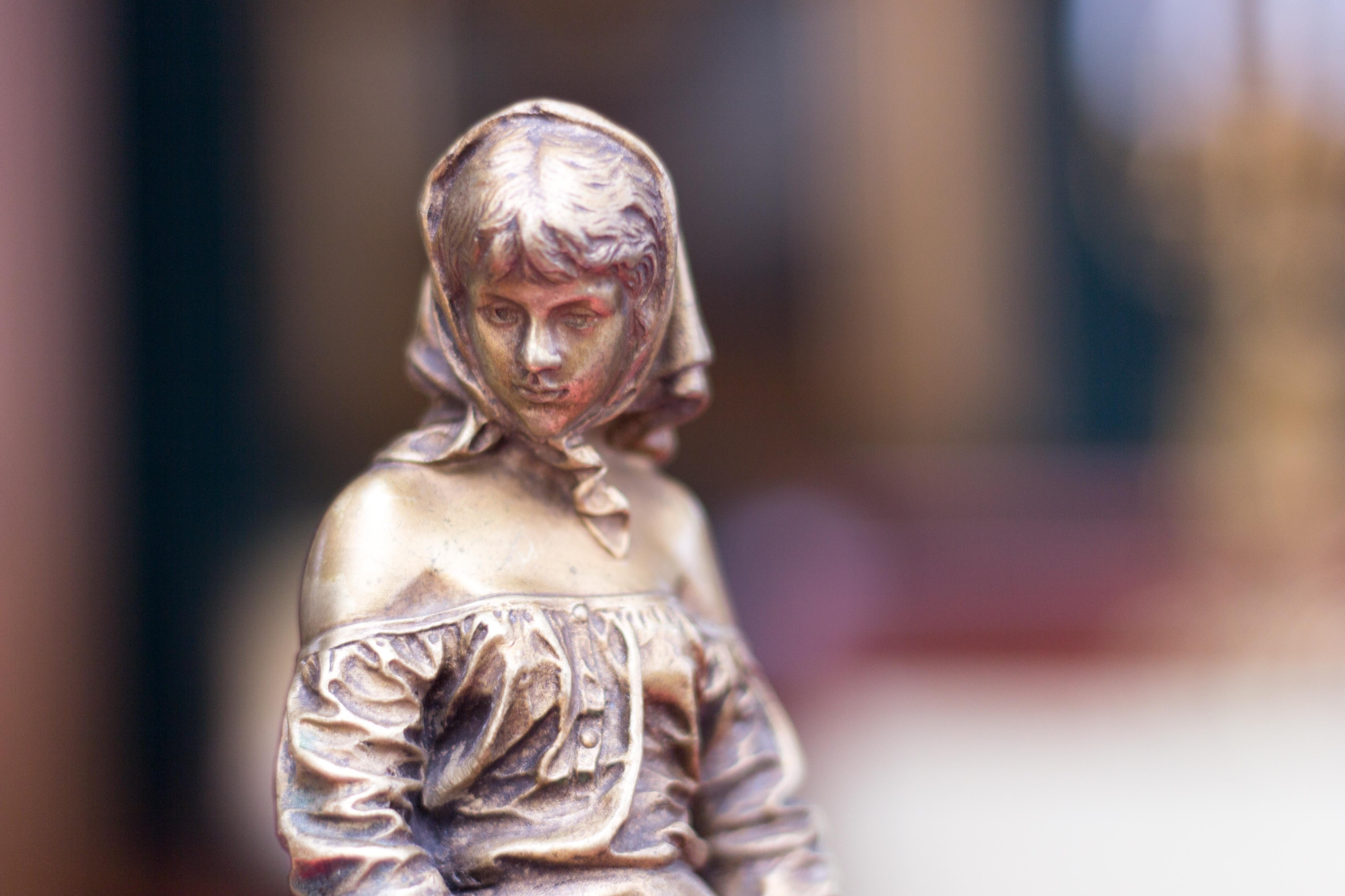 Figure française en bronze 