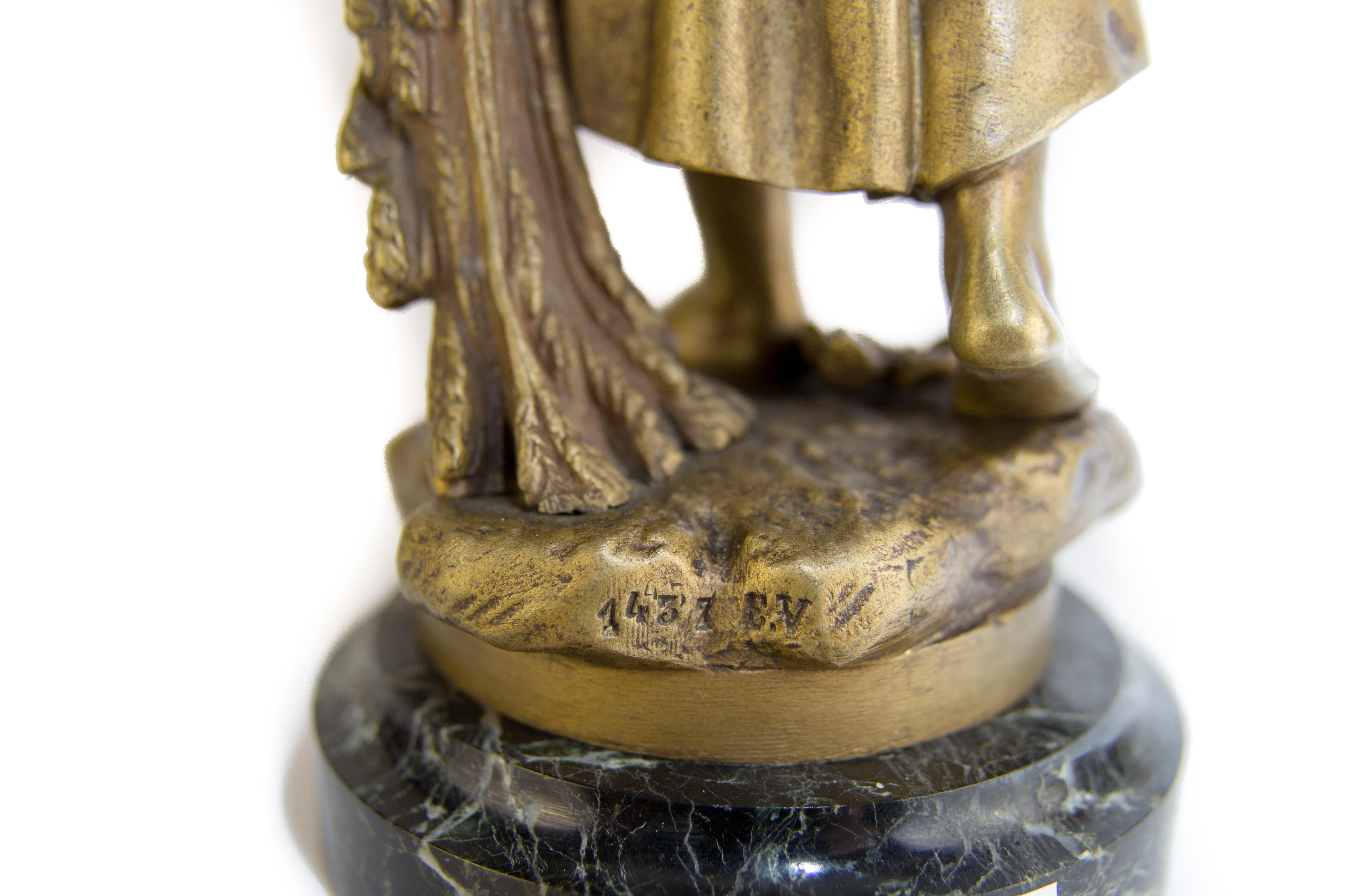 Figure française en bronze 