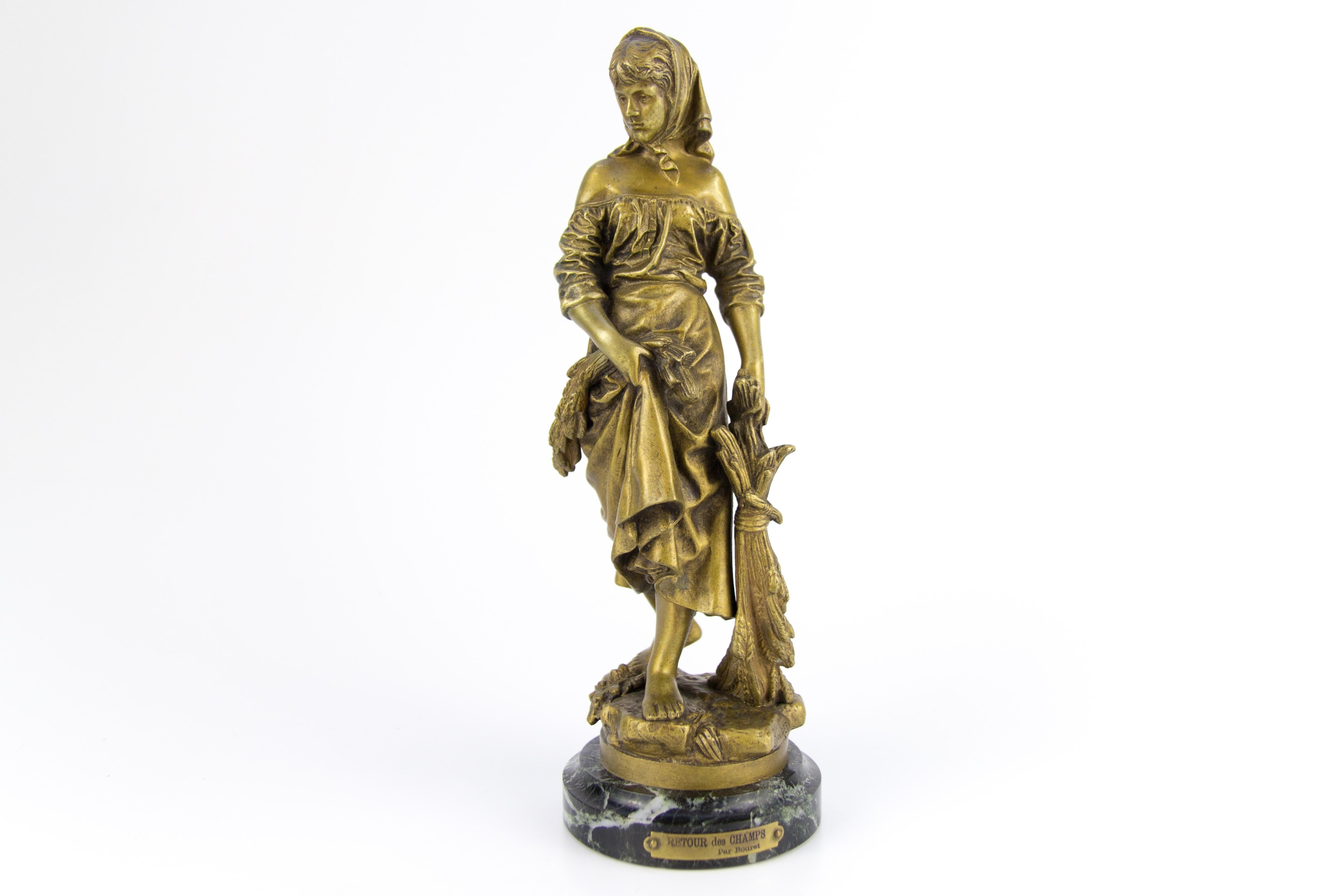 Figurine française en bronze 