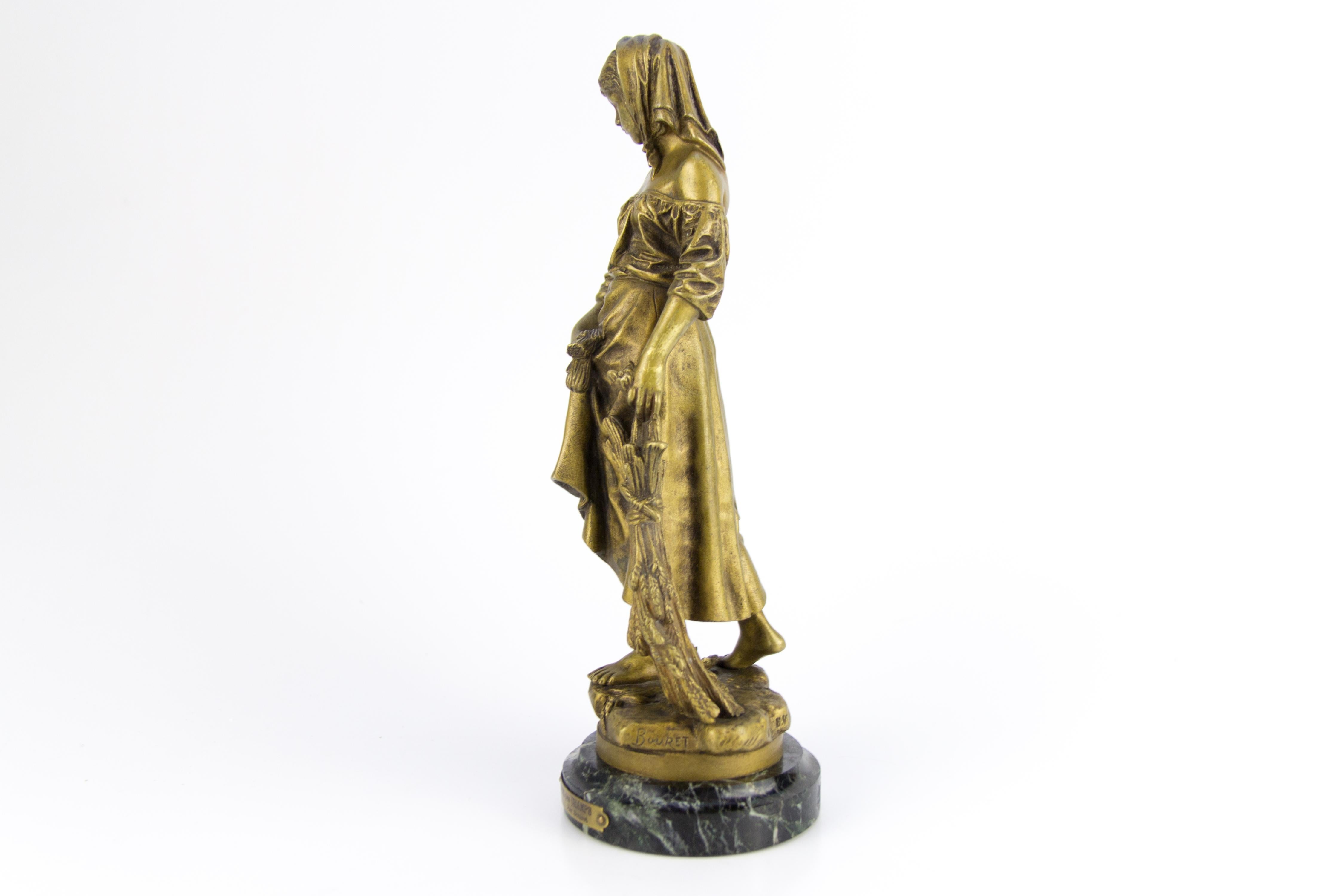 Figure française en bronze 