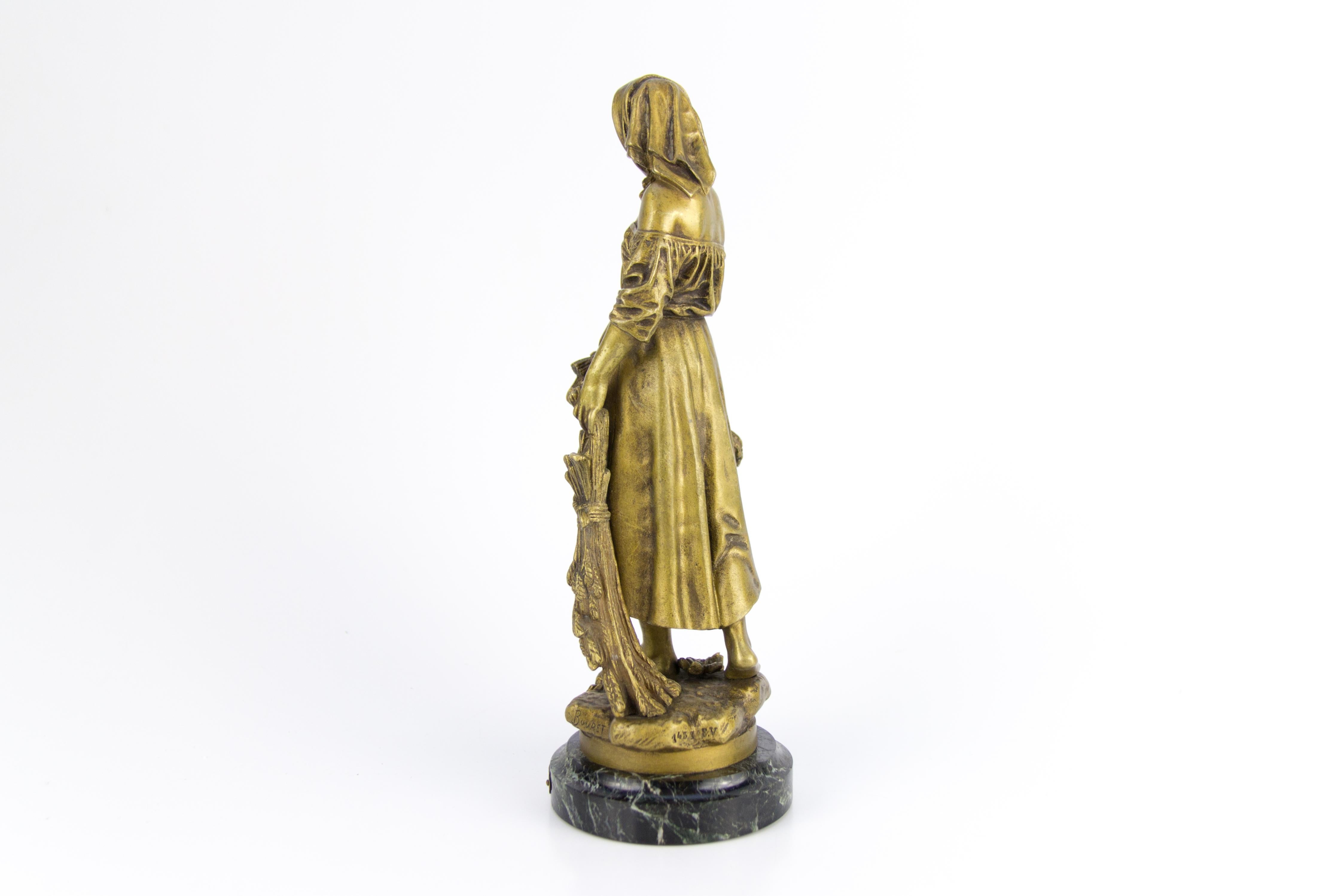 Fin du XIXe siècle Figure française en bronze 