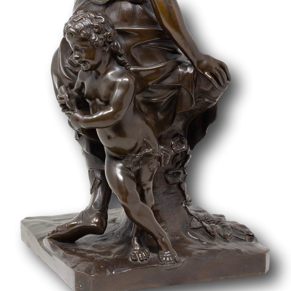 French Bronze Figures Allégorie du Printemps Barbedienne For Sale 13