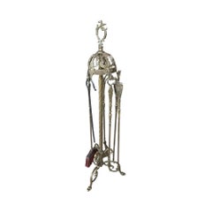 French Bronze Fireplace Toolset
