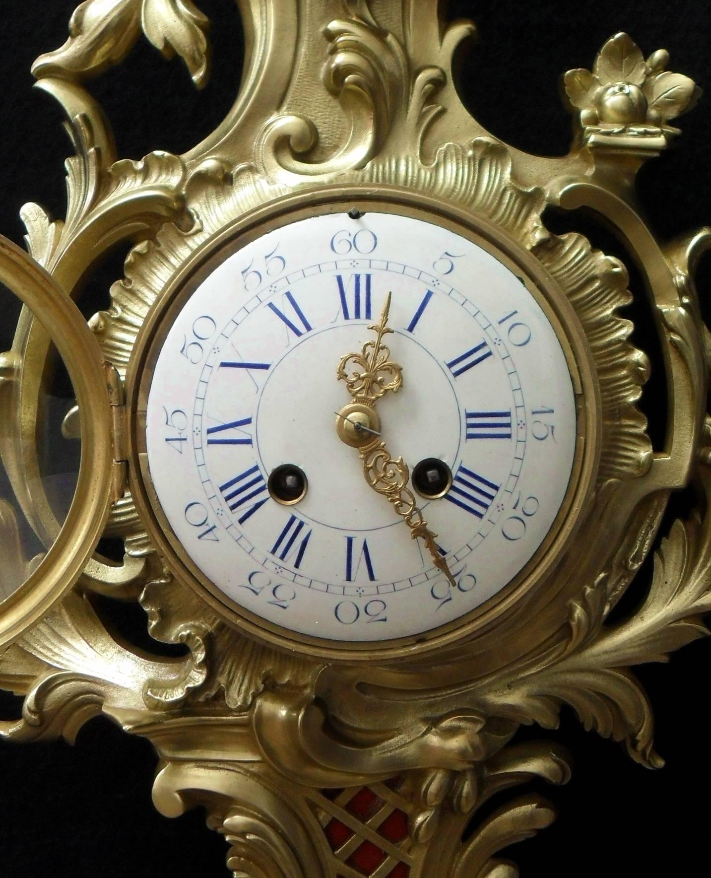 french style wall clock
