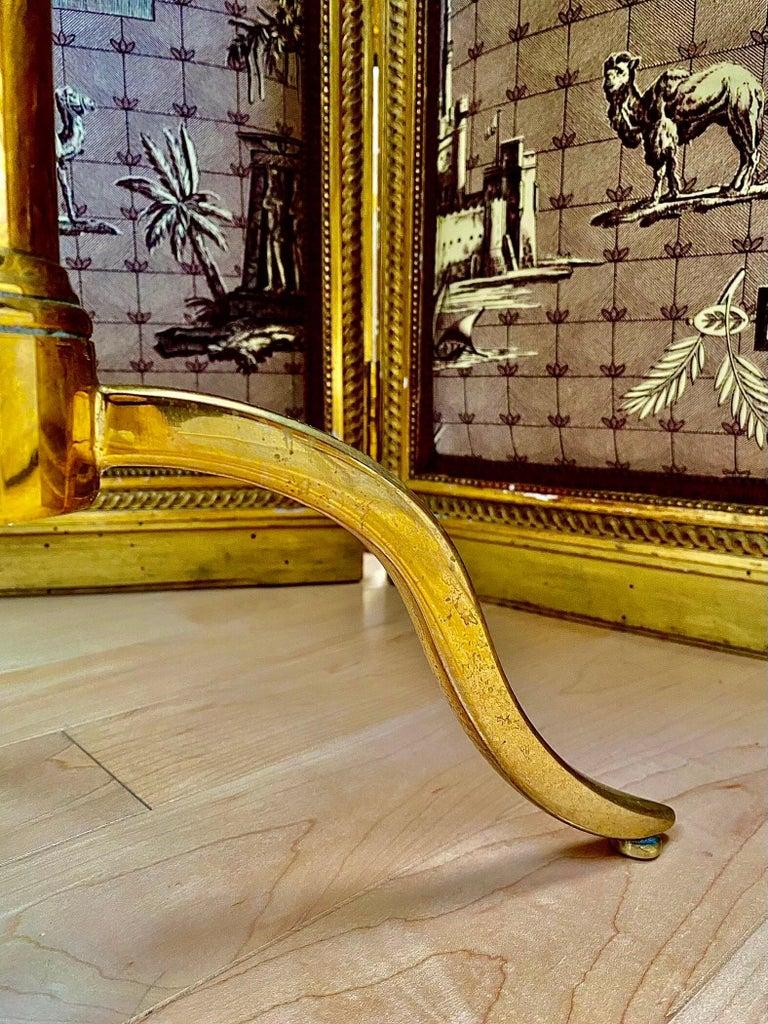 Table d'appoint Guéridon en bronze français à la manière de la Maison Toulouse, télescopique en vente 7
