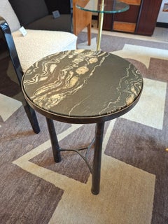 French Bronze Gueridon with Marble top