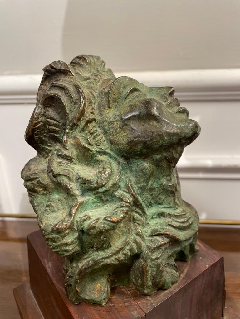 French Bronze 'Head of a Woman' by Emile Antoine Bourdelle, circa 1920 For Sale 6
