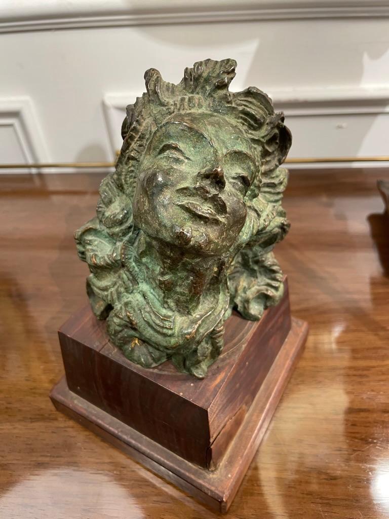 French Bronze 'Head of a Woman' by Emile Antoine Bourdelle, circa 1920 For Sale 8