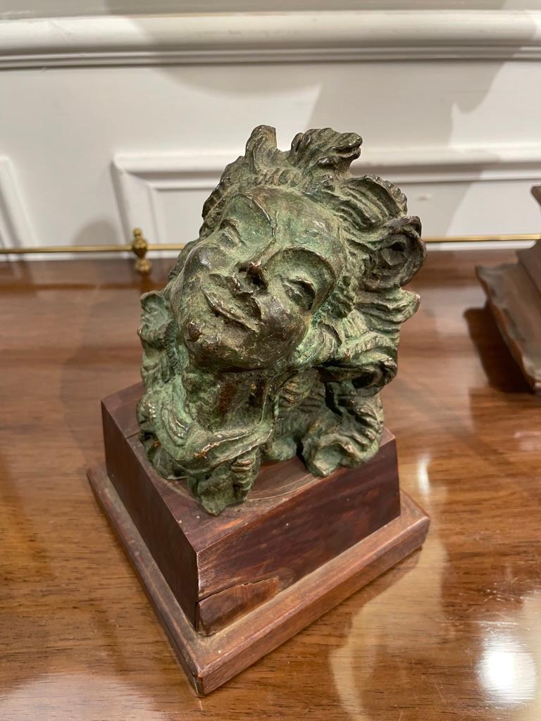 French Bronze 'Head of a Woman' by Emile Antoine Bourdelle, circa 1920 For Sale 9
