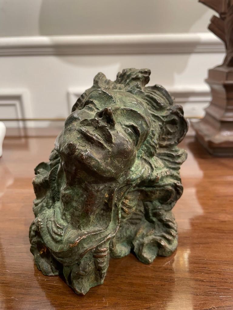 French Bronze 'Head of a Woman' by Emile Antoine Bourdelle, circa 1920 For Sale 11