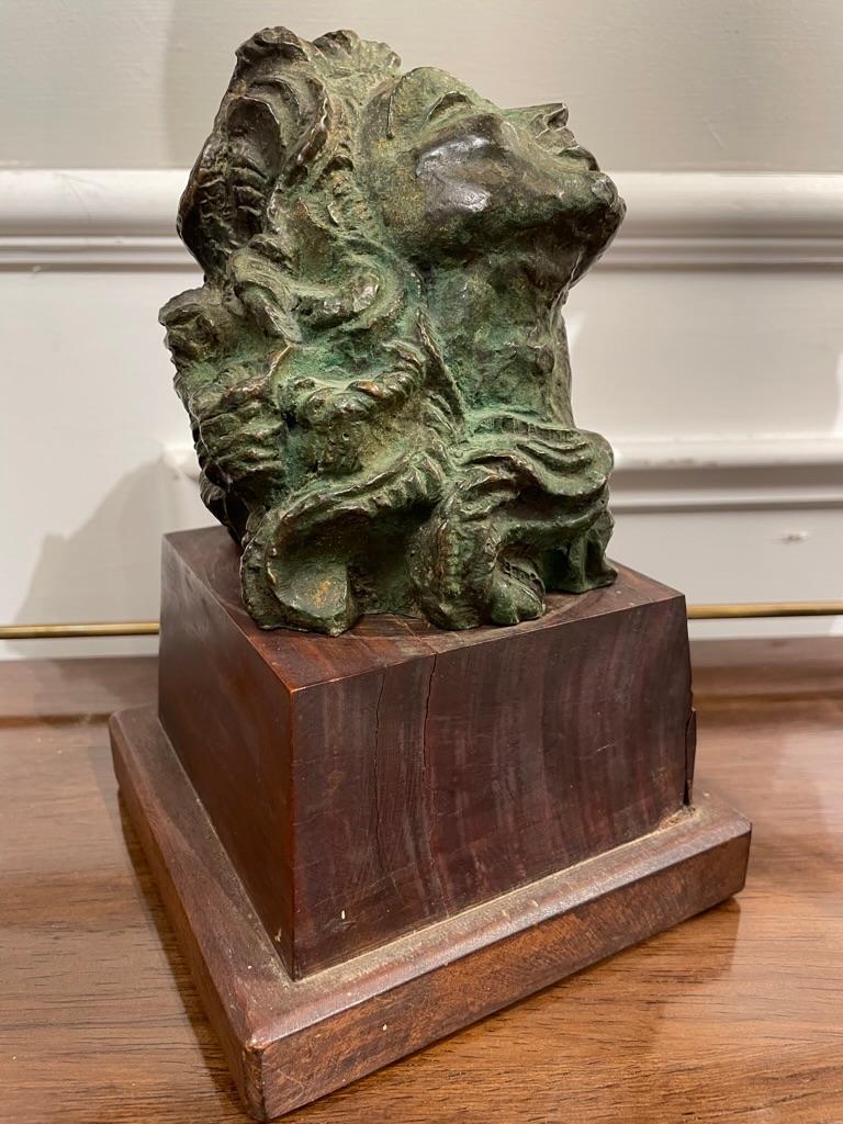 French Bronze 'Head of a Woman' by Emile Antoine Bourdelle, circa 1920 In Good Condition For Sale In Stamford, CT