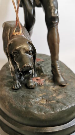 French Bronze Hunting Scene