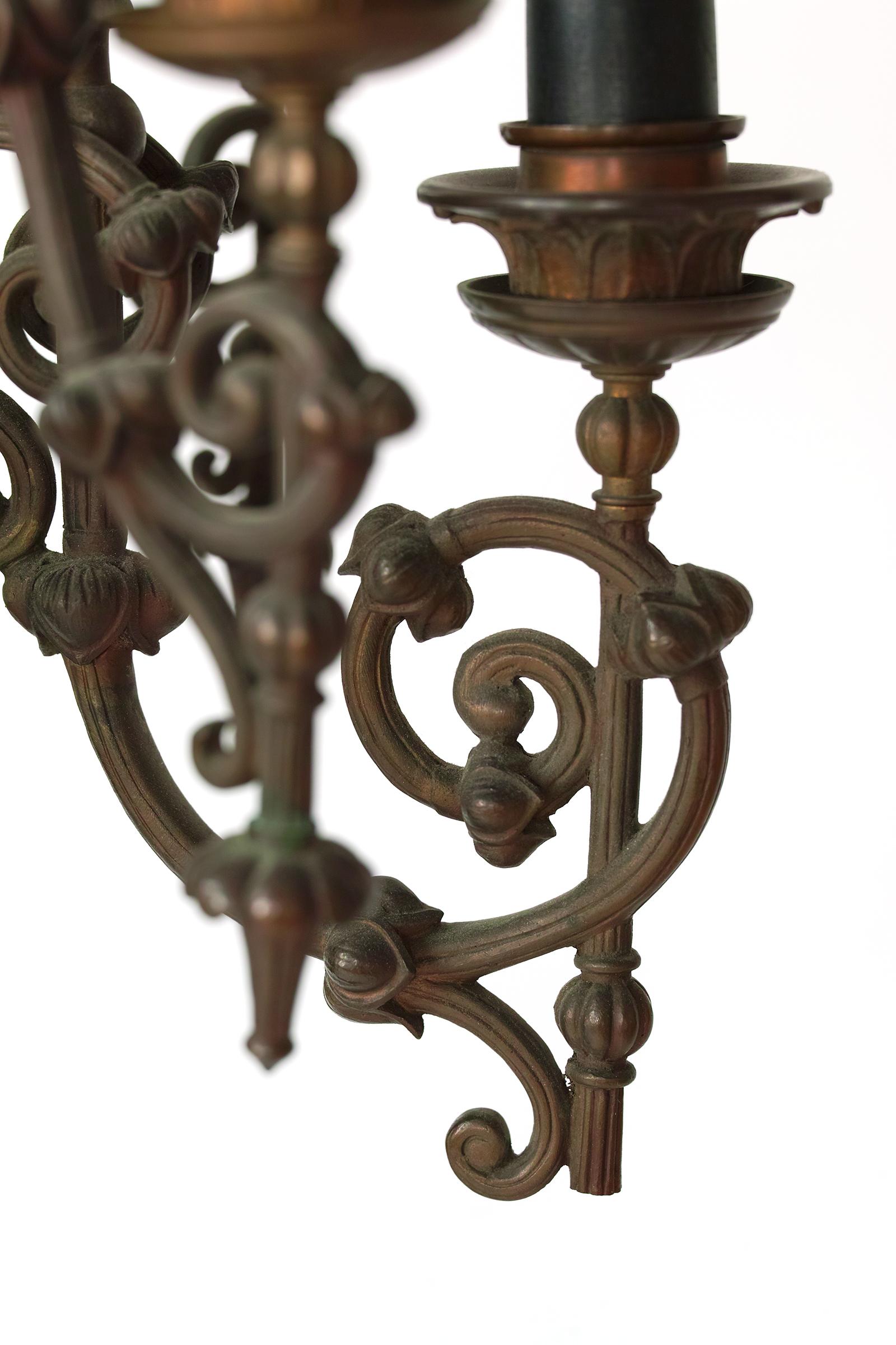 French, Bronze Lamp by Achille Collas after Jean Goulon's Caryatids 12