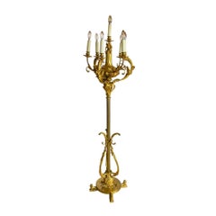 French Bronze Lamp
