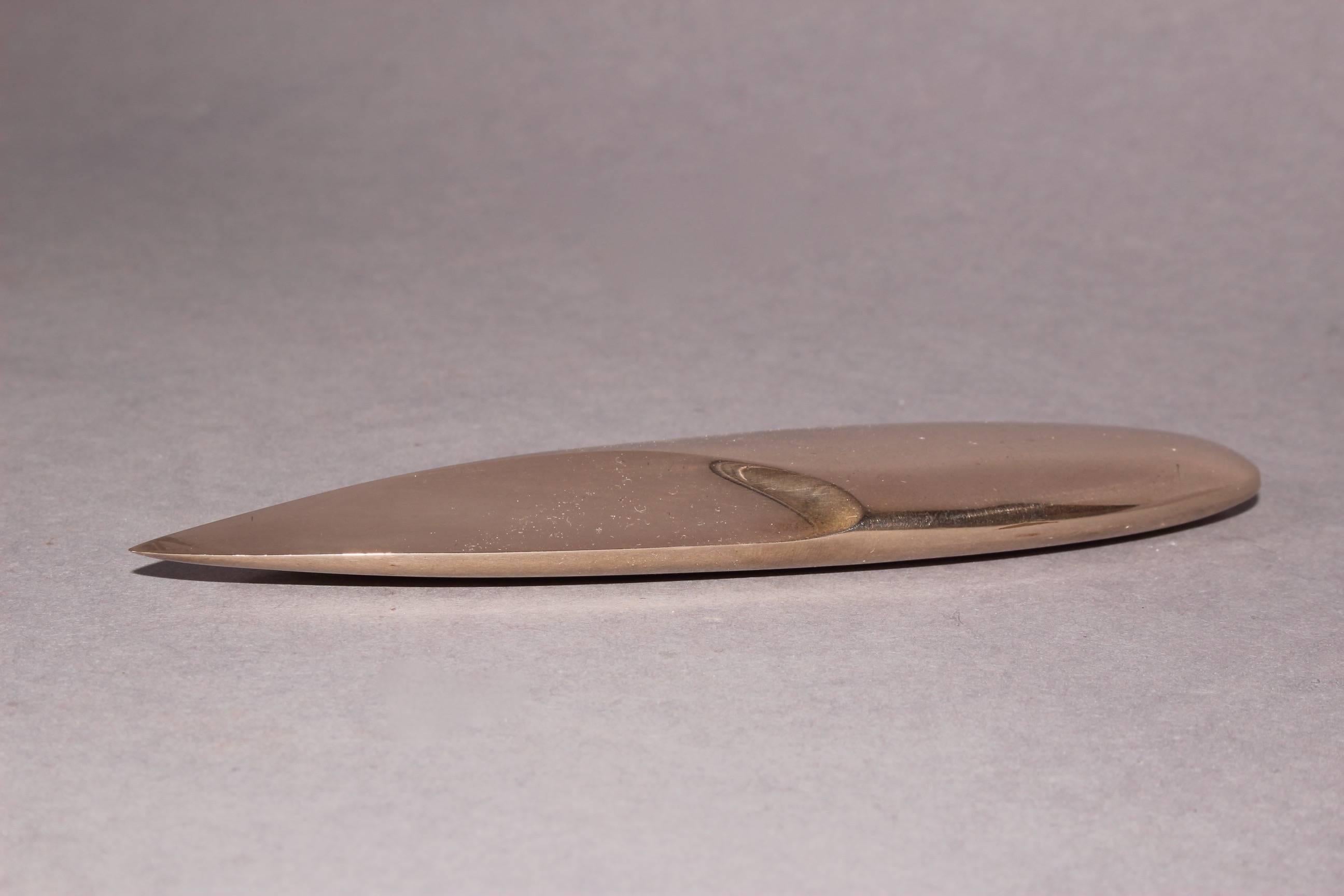 Late 20th Century French Bronze Letter Opener