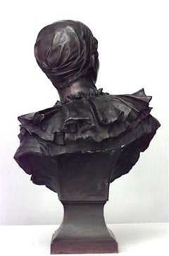 French Bronze Harlequin Bust