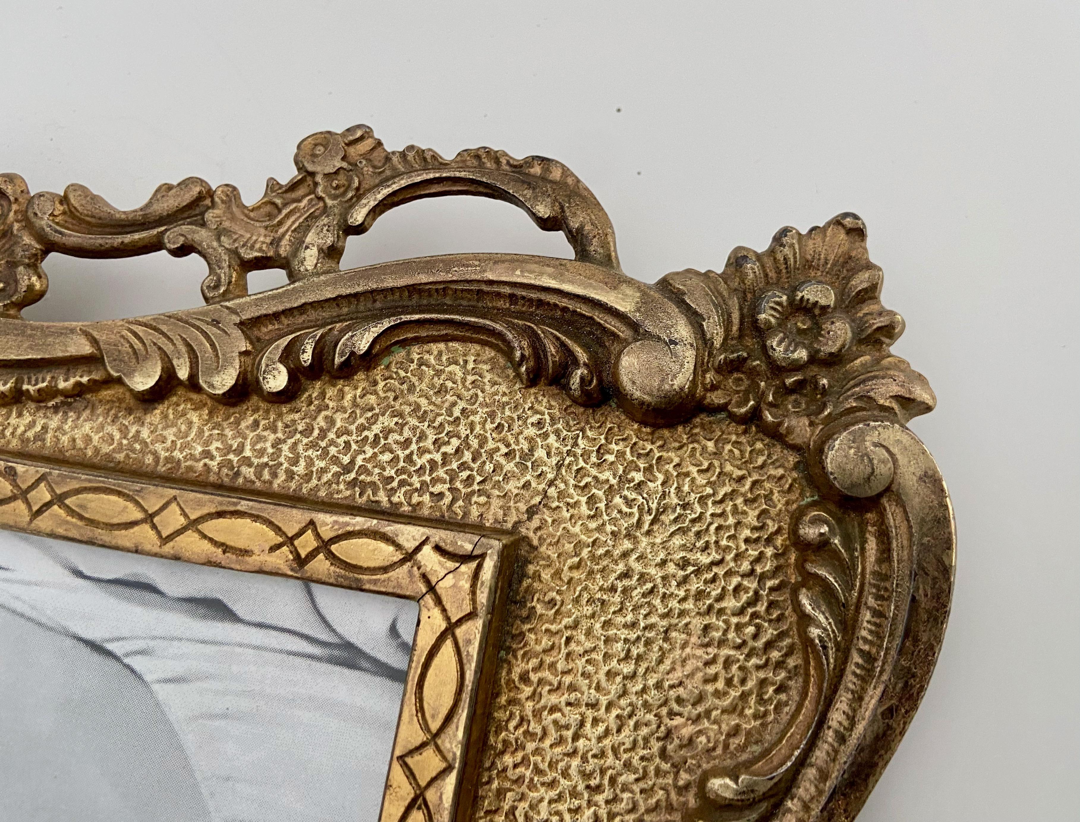 Französisch Bronze Louis XV Tabelle Bilderrahmen im Angebot 6