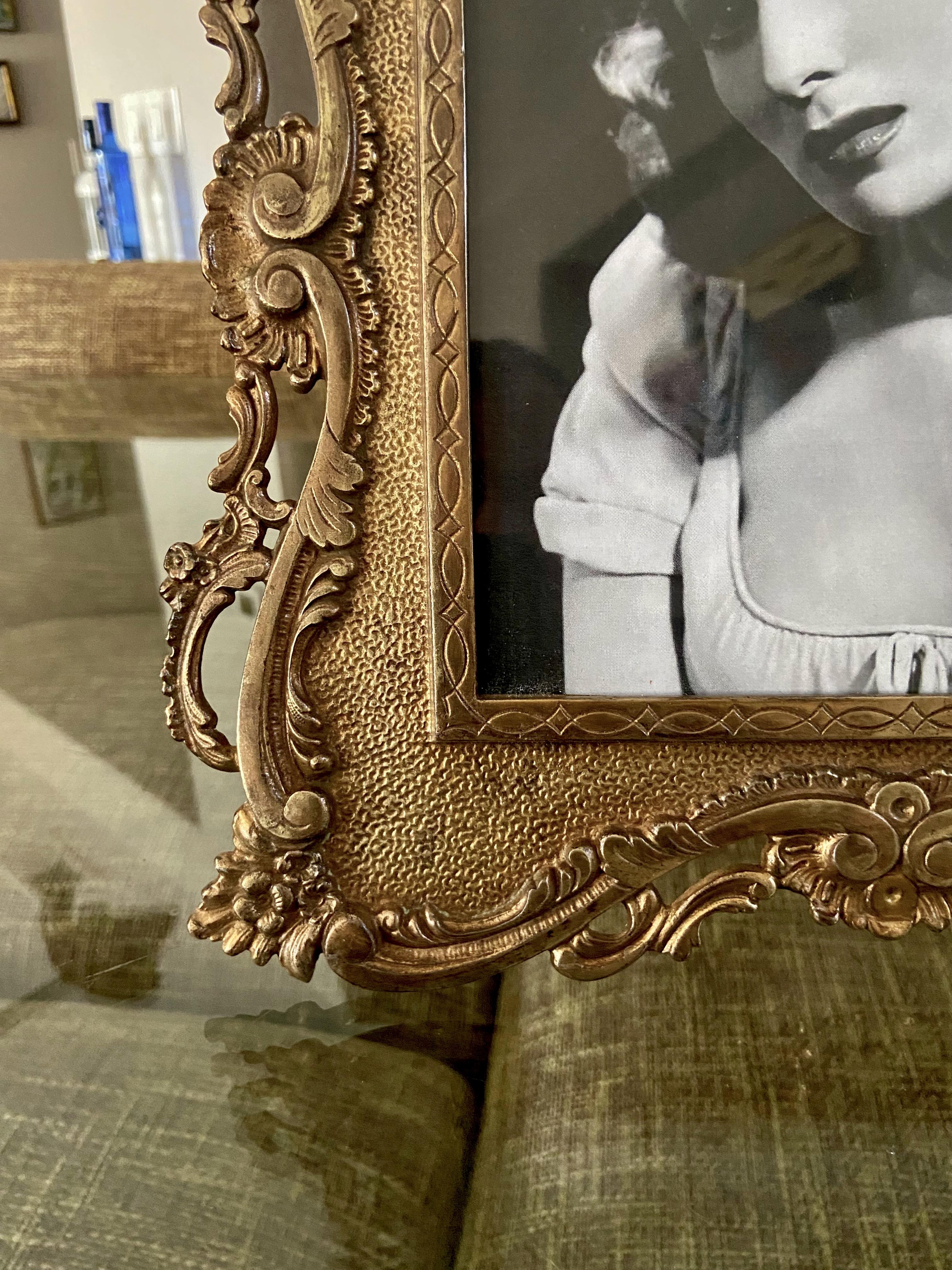 French Bronze Louis XV Table Picture Frame For Sale 9