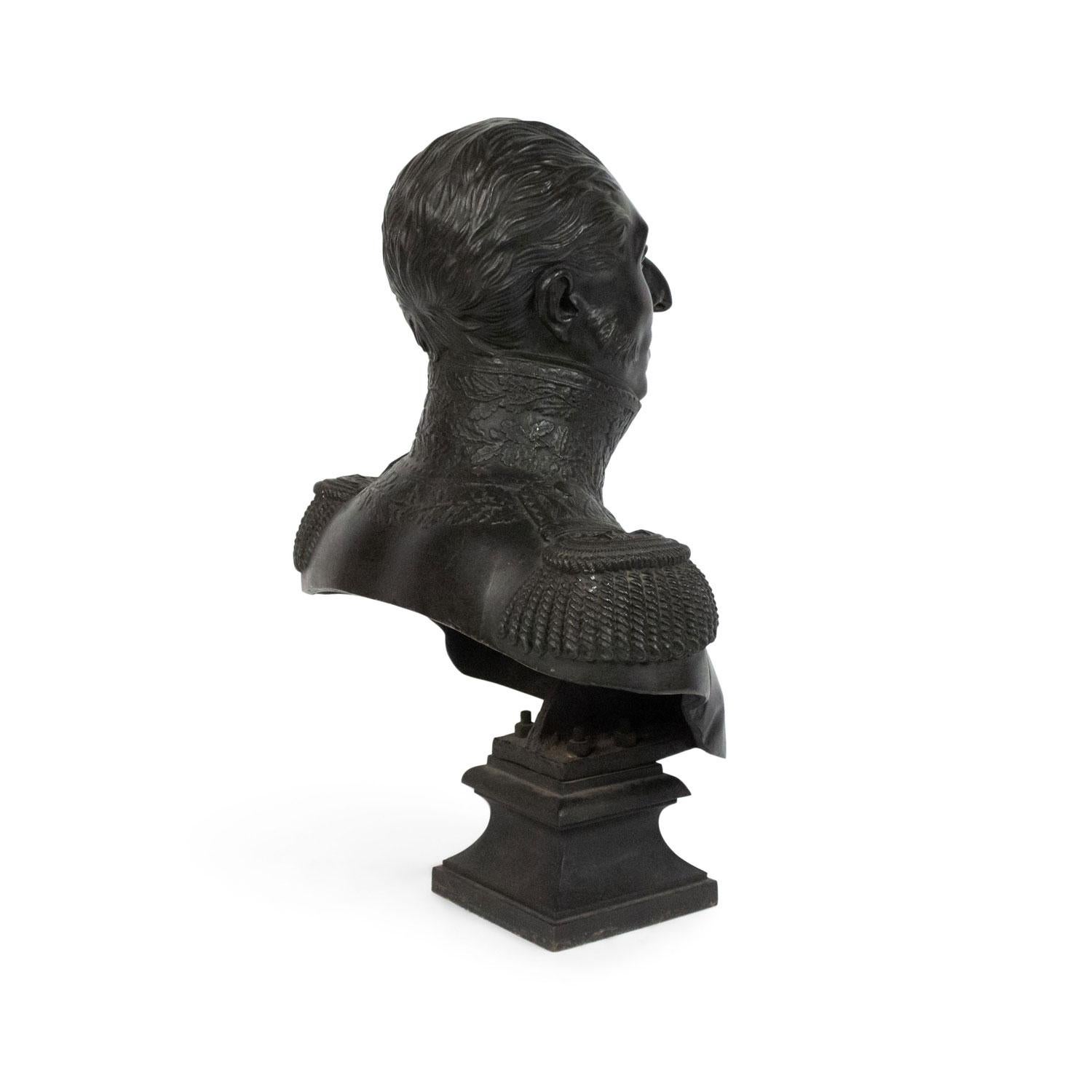 Busto di ufficiale militare francese in bronzo in vendita 1