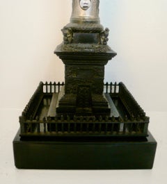 French Bronze Model of the Vendome Column with Thermometer