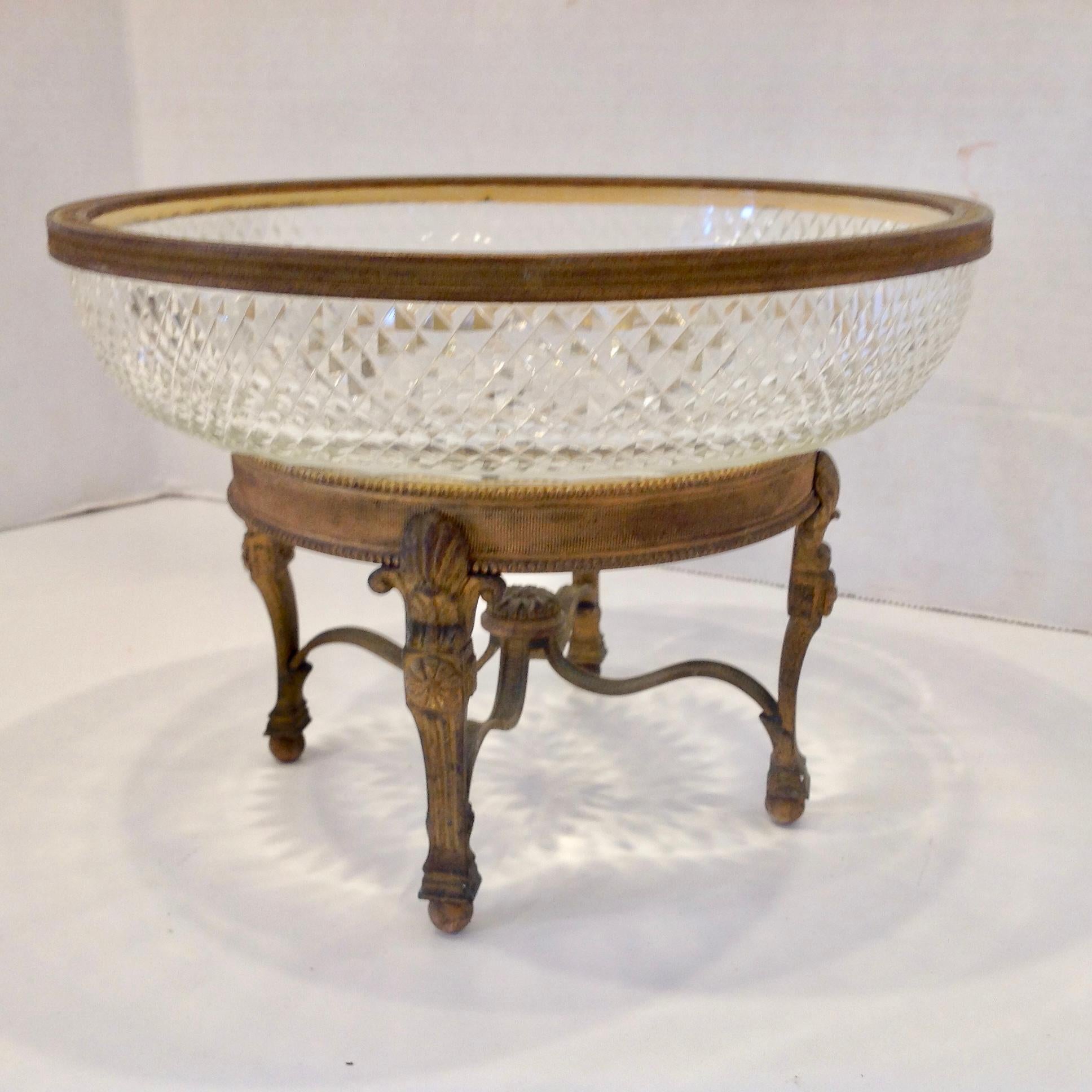 French Bronze Mounted Center Bowl For Sale 1